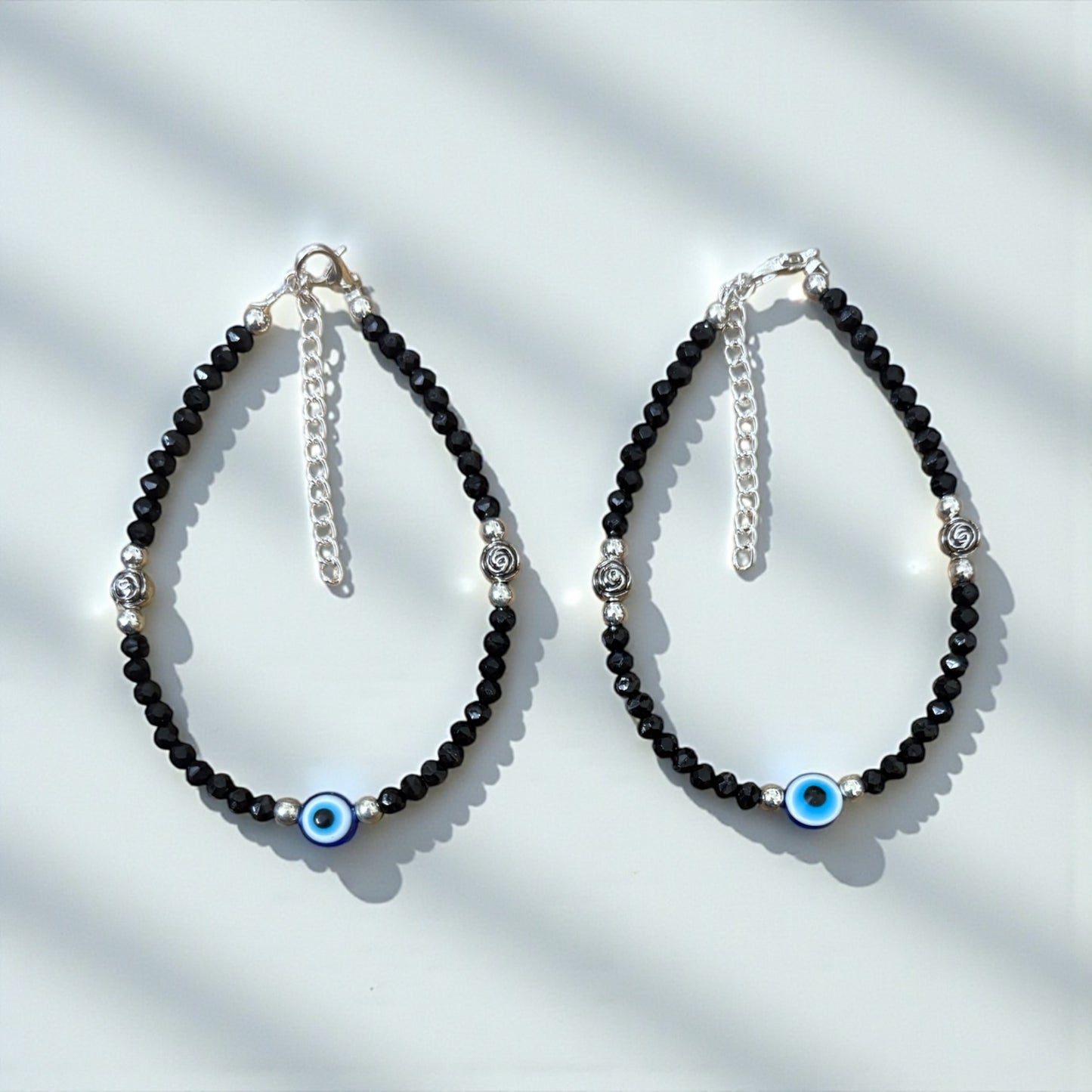 Crystal Beads Anklet Pair - (Mixed Any 3 Set)