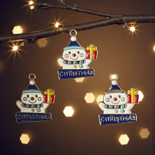 Christmas Enamel Charm (1 Pc) - Design #20
