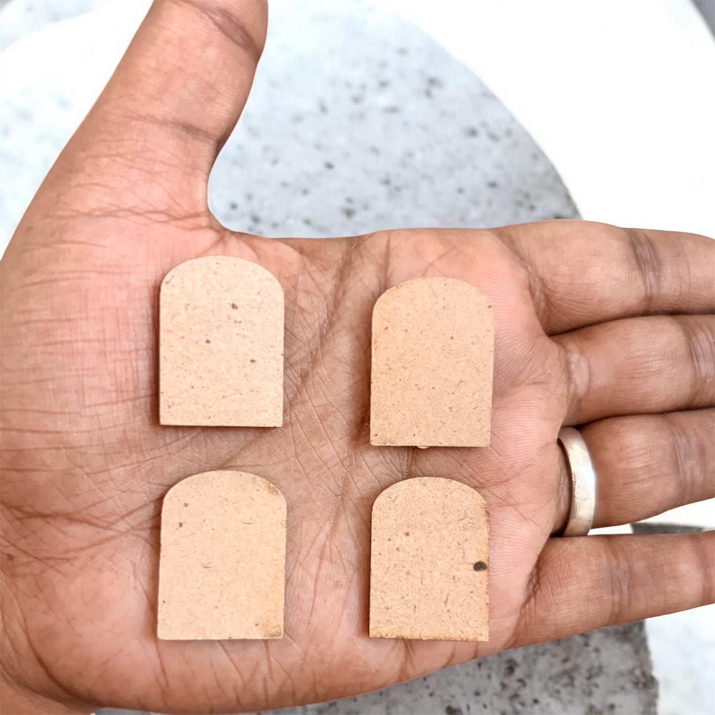MDF Base 1 inch (Pack of 5pcs)