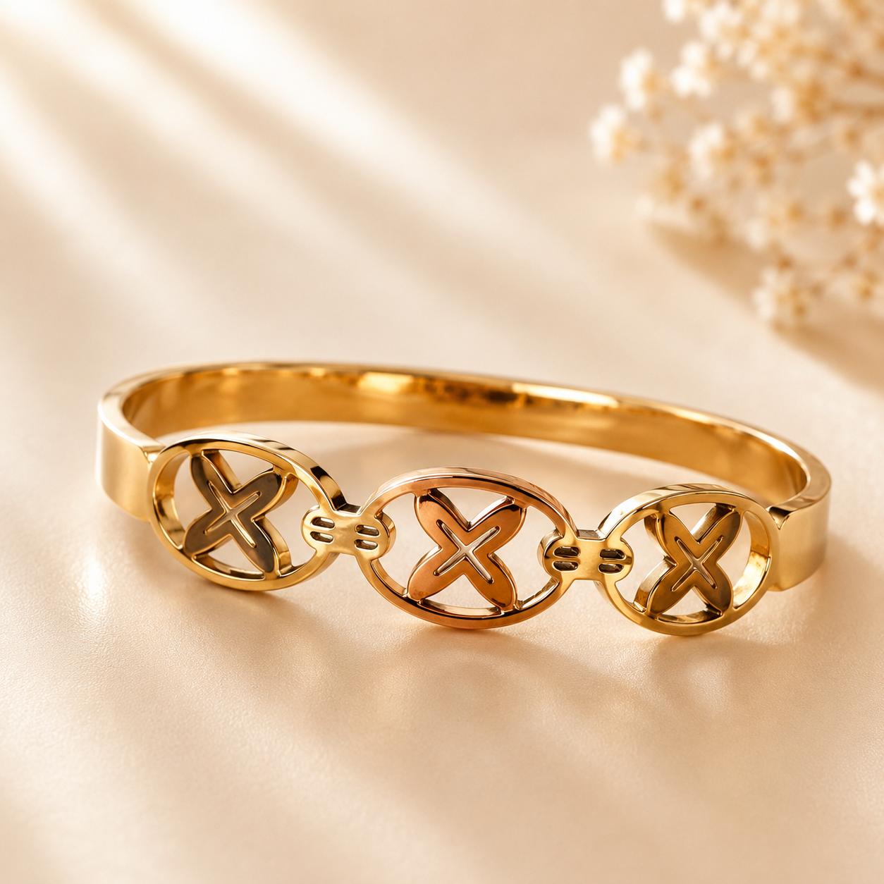 Luxury Anti Tarnish Bangle Bracelet - ATB50