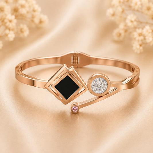 Luxury Anti Tarnish Bangle Bracelet (Rose Gold) - ATB53