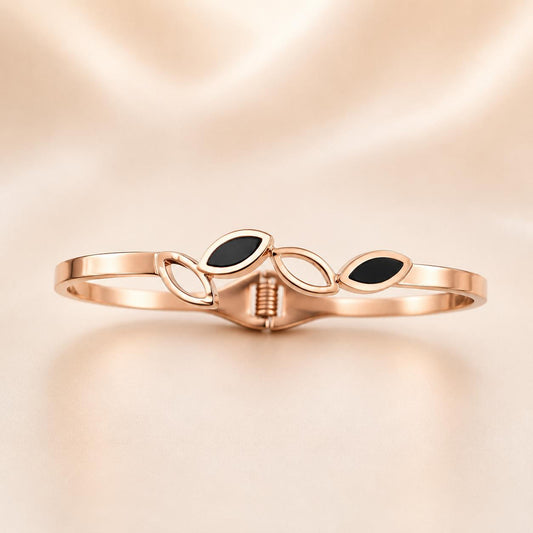 Luxury Anti Tarnish Bangle Bracelet (Rose Gold) - ATB65