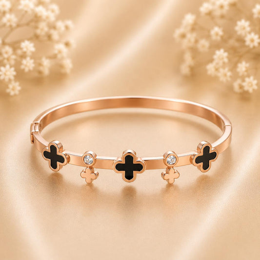 Luxury Anti Tarnish Bangle Bracelet (Rose Gold) - ATB66