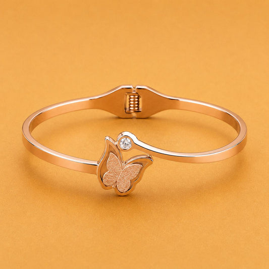 Luxury Anti Tarnish Bangle Bracelet (Rose Gold) - ATB68