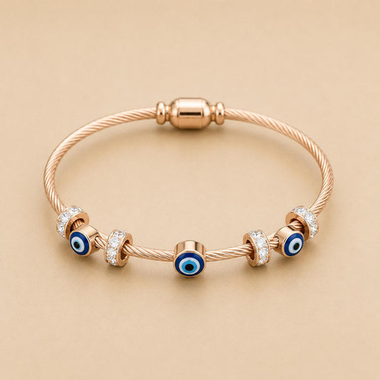 Luxury Anti Tarnish Bangle Bracelet (Rose Gold) - ATB86