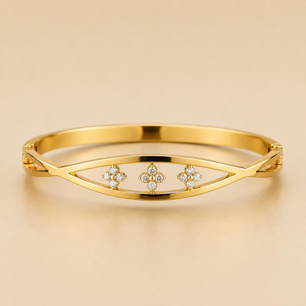 Luxury Anti Tarnish Bangle Bracelet - ATB91
