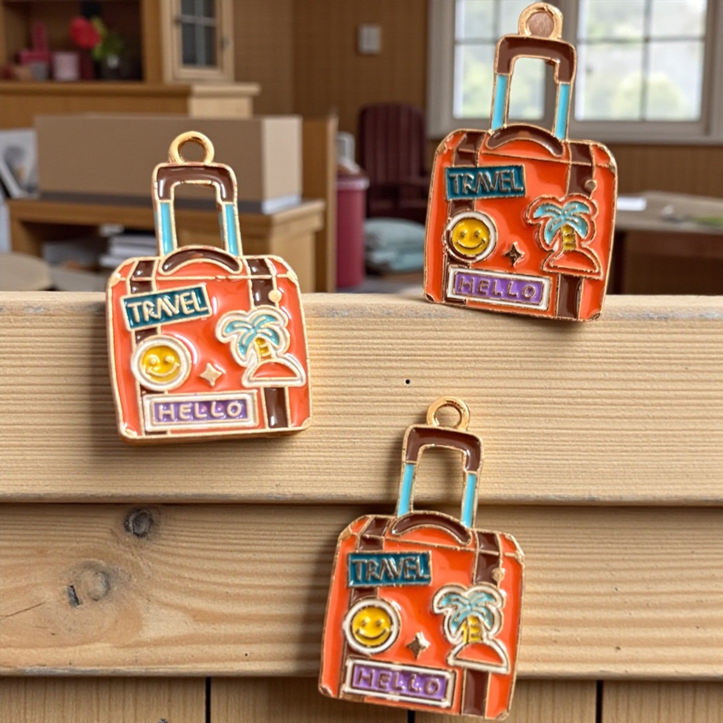 Trolley Bag Charm 1PC