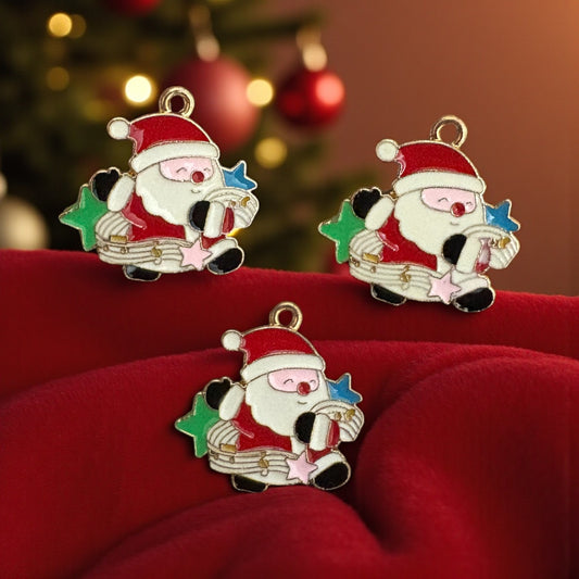 Christmas Enamel Charm (1 Pc) - Design #17