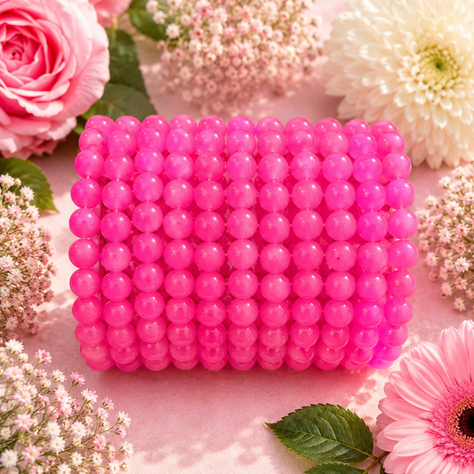 Jelly Beads - Dark Pink