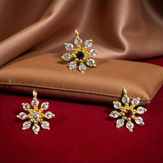 Trending Seven AD Stone Flower Pendant 1PC