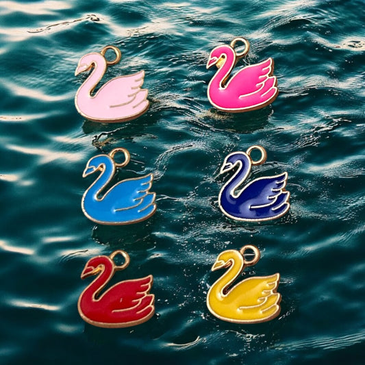 Colorful Duck Charm 1Pc