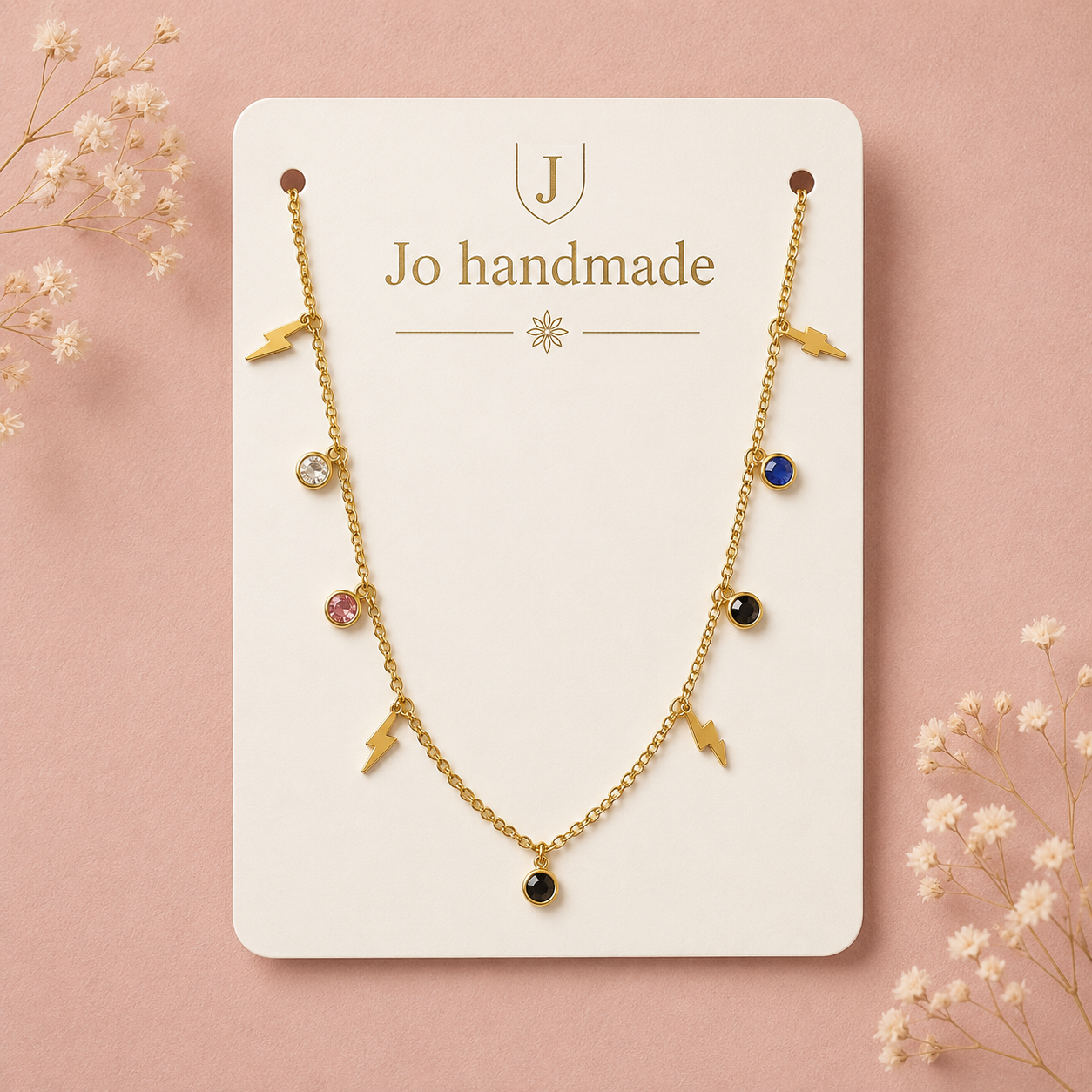 Anti Tarnish Multi-charm Necklace - ATN26