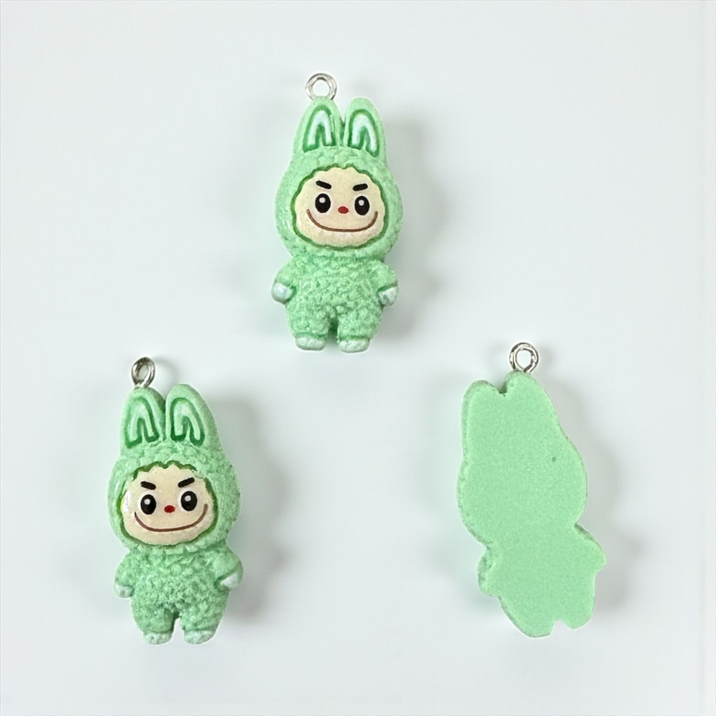 Trending Cute Labubu Silicon Charm 1pc