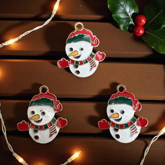 Christmas Enamel Charm (1 Pc) - Design #18