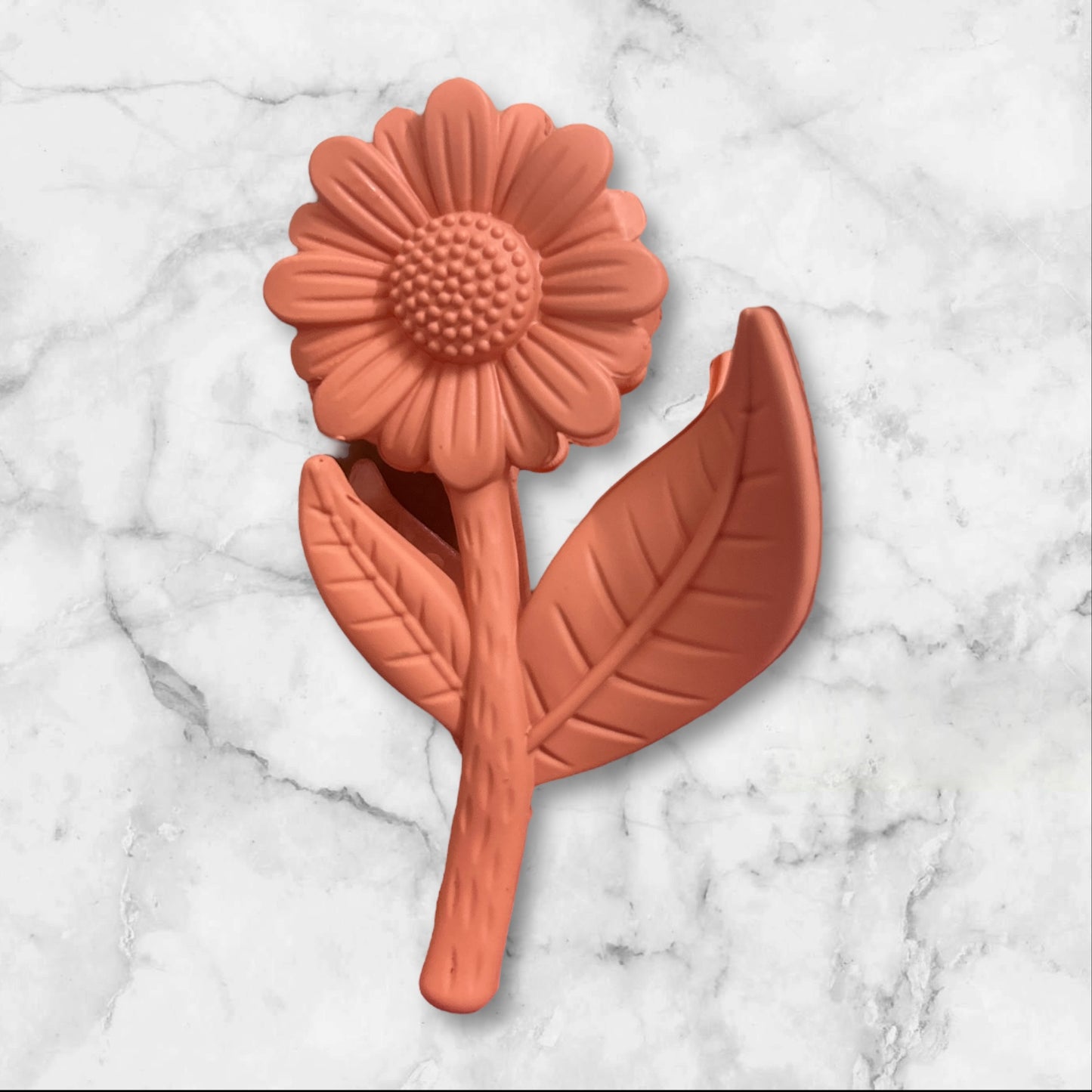 Matte Finish Sun Flower Hair Claw Clips for Women (1 Pc)