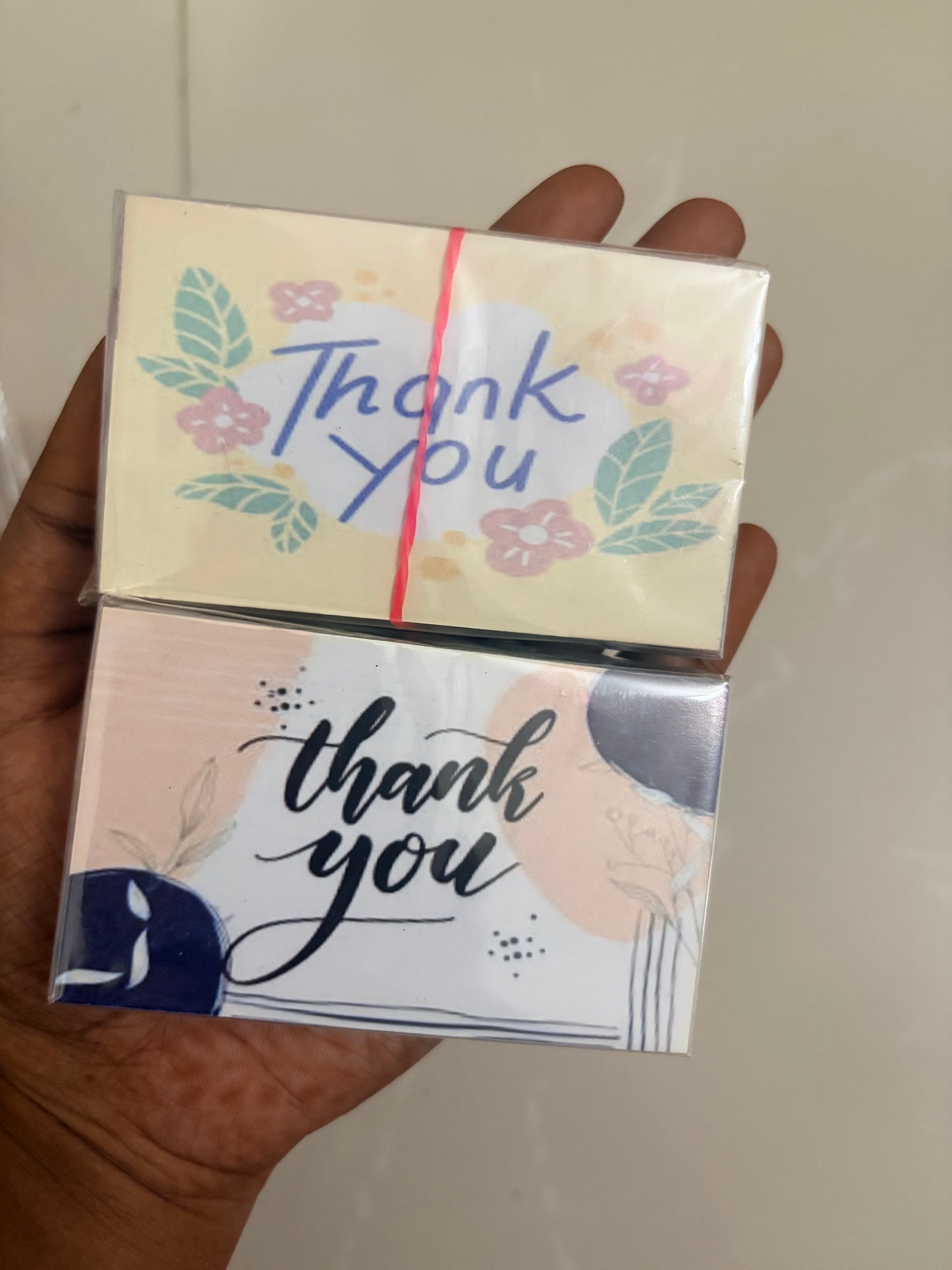 Thank You card - Pack of 100pcs