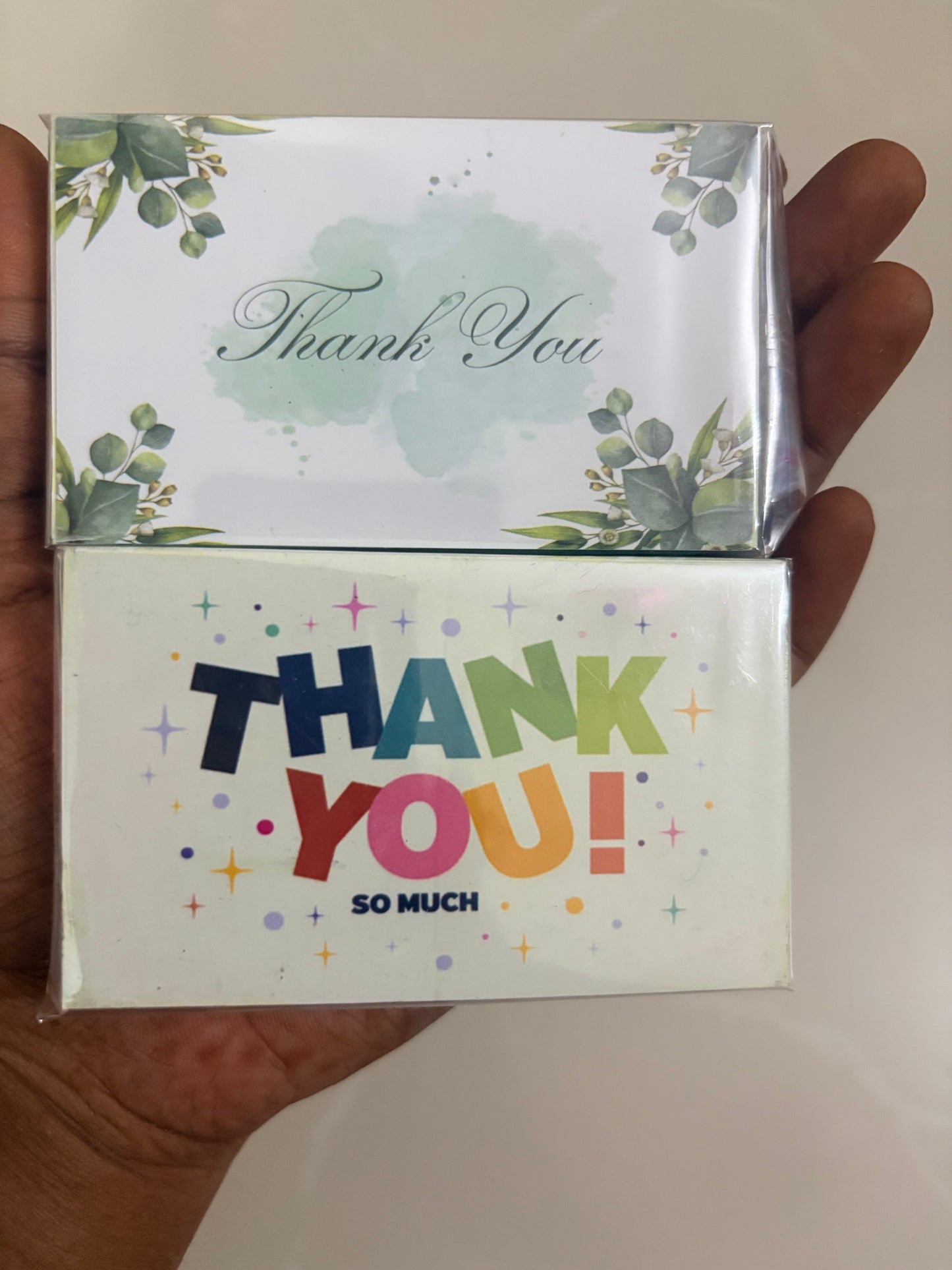 Thank You card - Pack of 100pcs