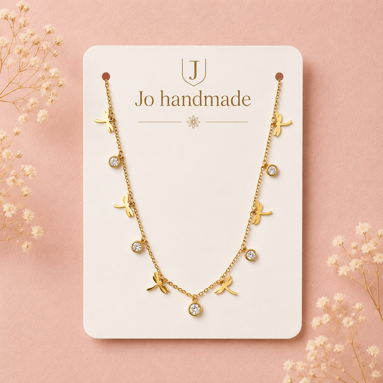 Anti Tarnish Multi-charm Necklace - ATN25