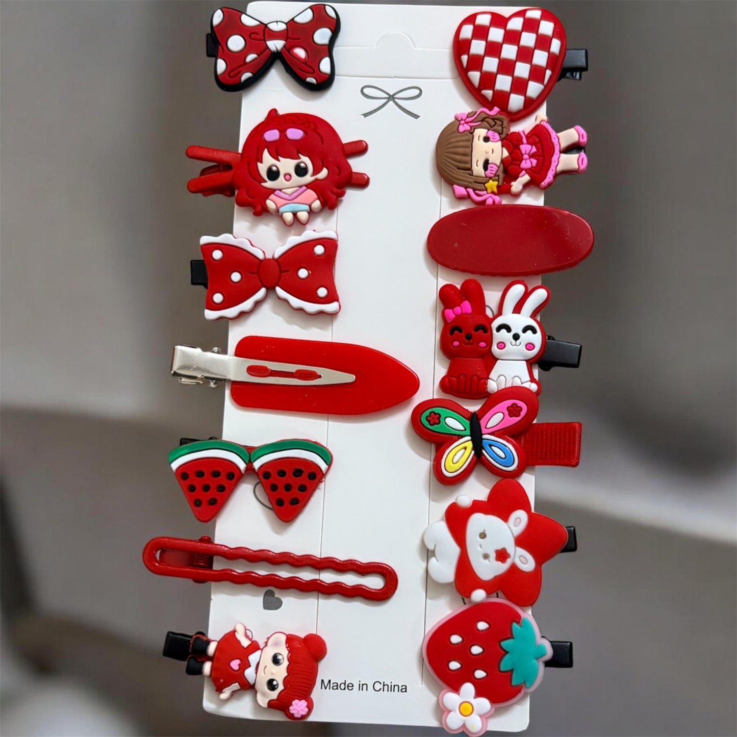 Kids Korean Alligator Clip - Pack of 12 Pcs JHKC100280