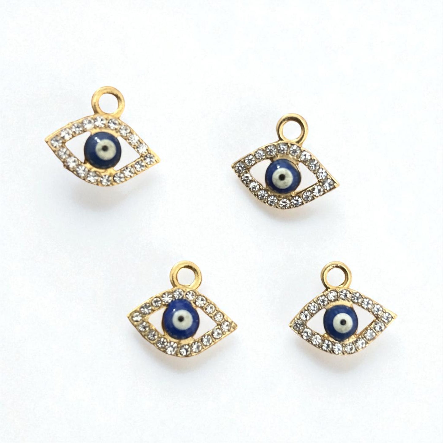 Gold Stone Evil Eye
