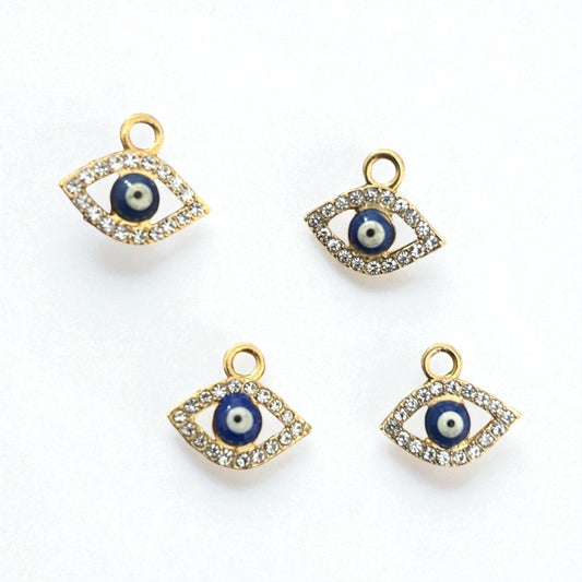 Gold Stone Evil Eye