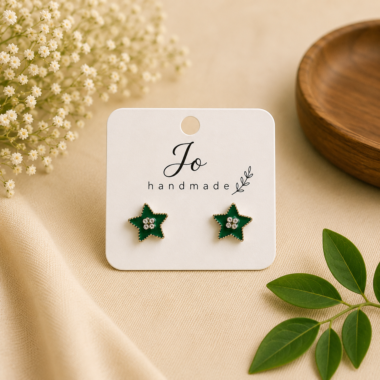 Korean Stud Earrings (JHSTE02)