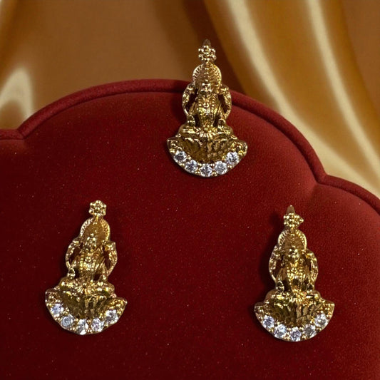 Elegant Lakshmi AD Stone Pendant 1PC