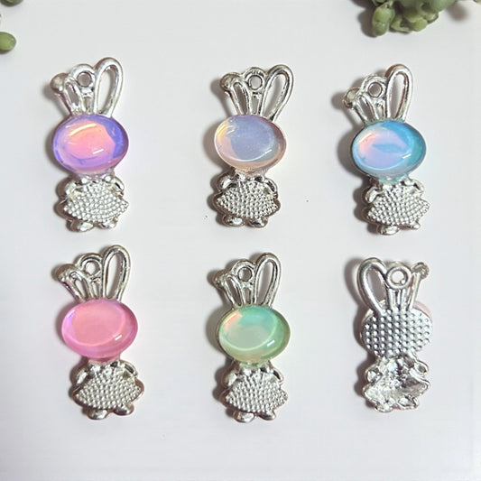 Silver Luxury Doll with Stone Charm (Mixed 1 Pc)