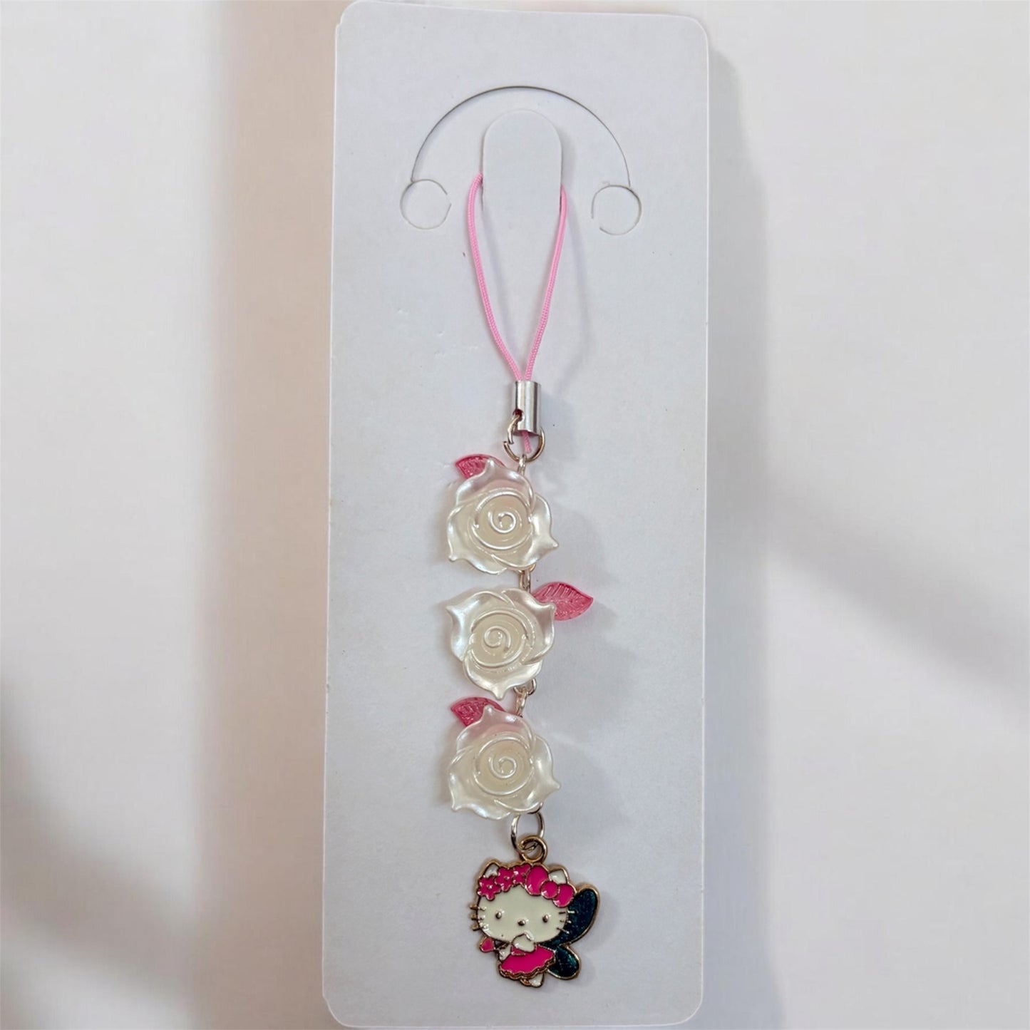 Jo Handmade White 4-Layer Phone Charm (1 pc)