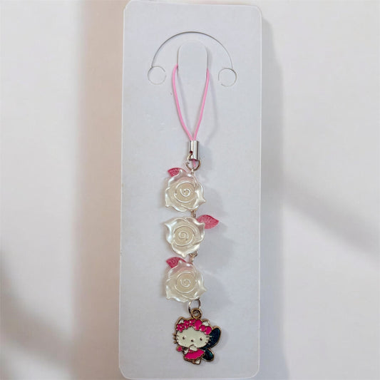 Jo Handmade White 4-Layer Phone Charm (1 pc)
