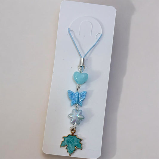 Jo Handmade Blue 4-Layer Phone Charm (1 pc)