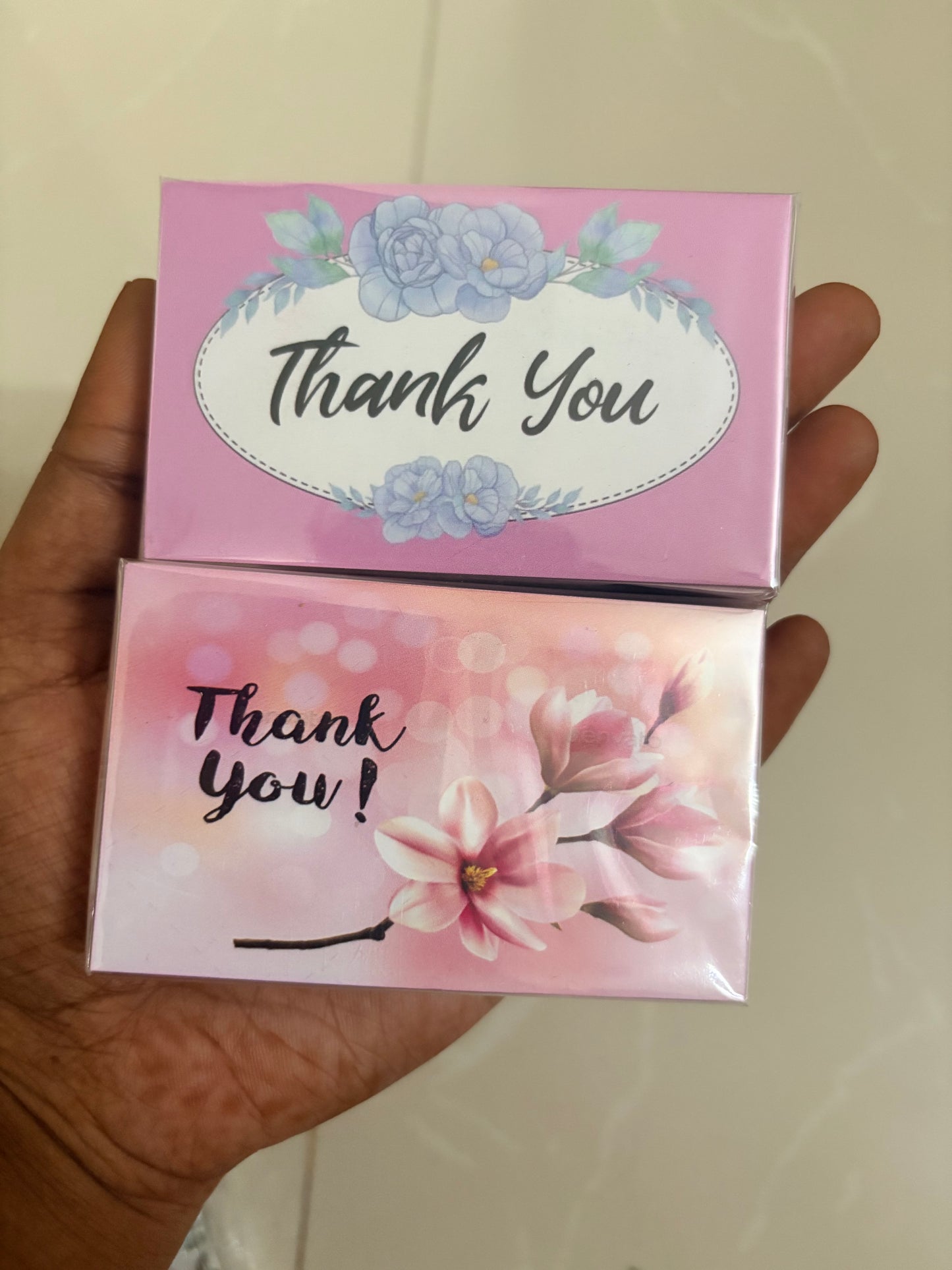 Thank You card - Pack of 100pcs
