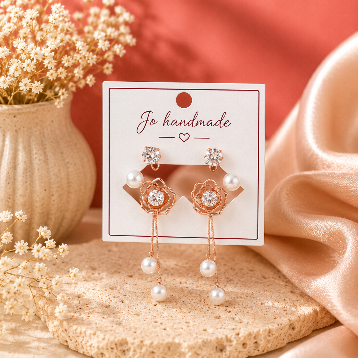 Korean Fancy Earrings (JHKRE08)