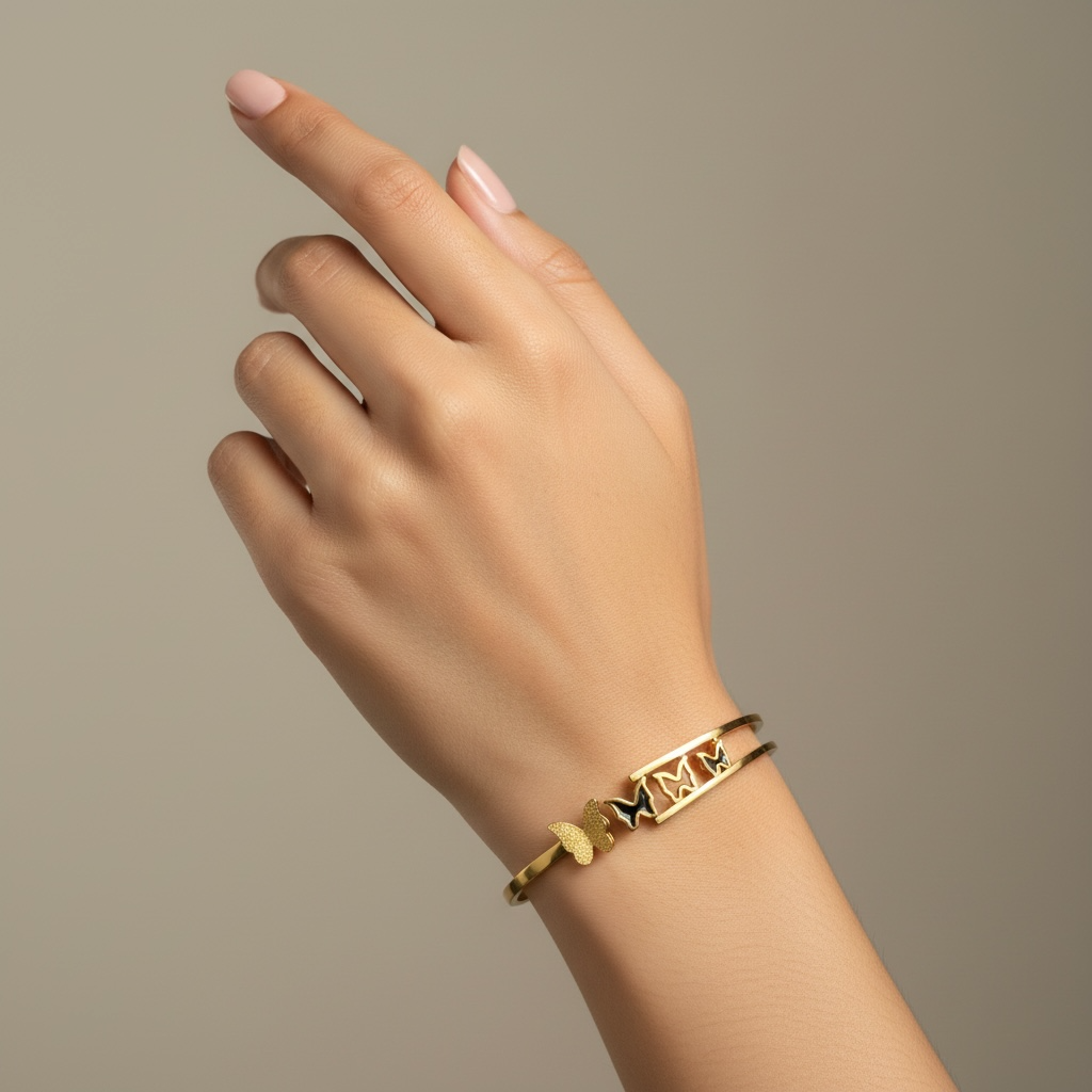 Luxury Anti Tarnish Bangle Bracelet - ATB12