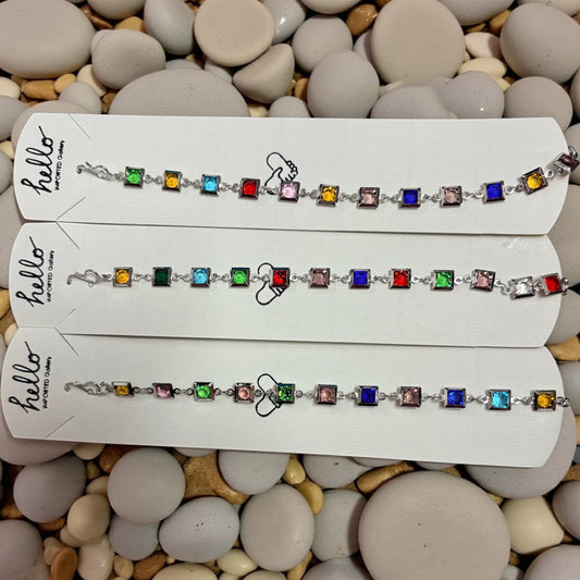 Premium Stone Adjustable Fancy Bracelet (Pack of 3 Pcs) - Type 2