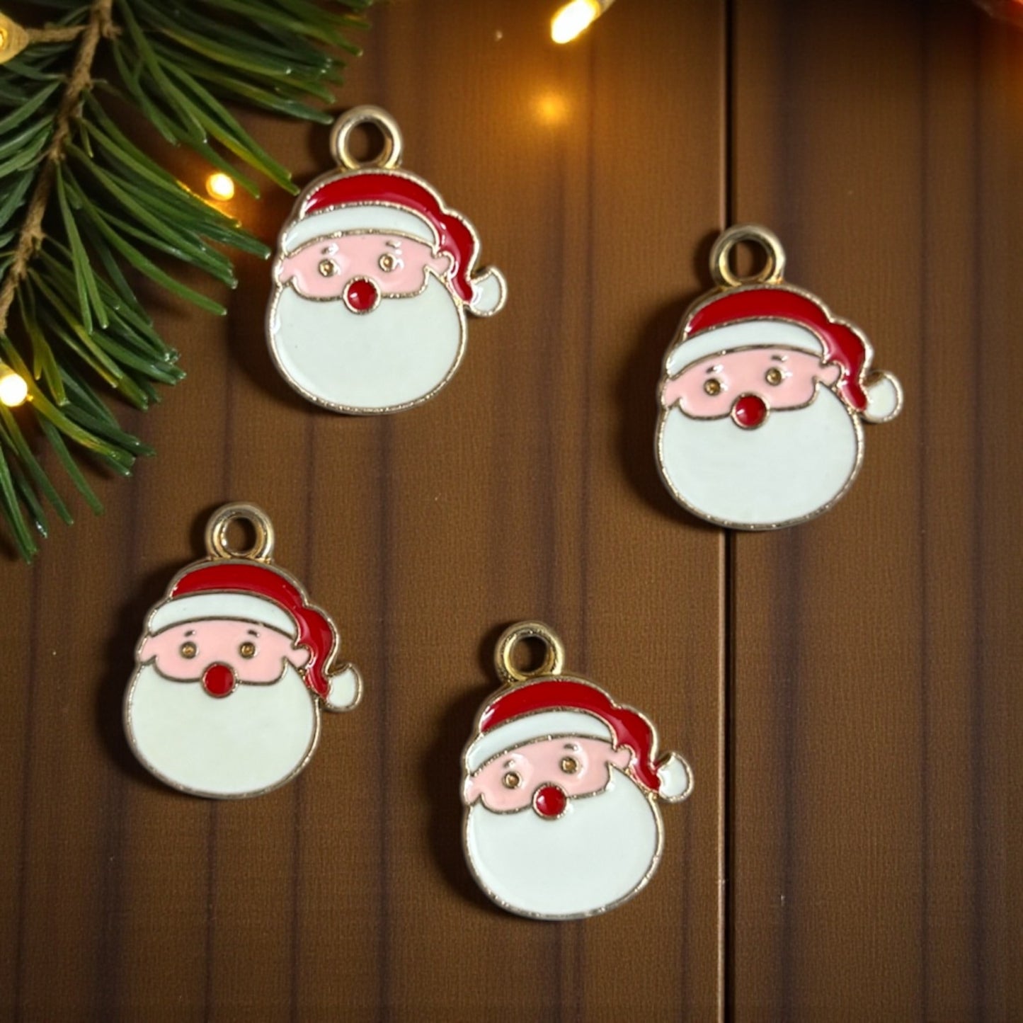 Christmas Enamel Charm (1 Pc) - Design #5