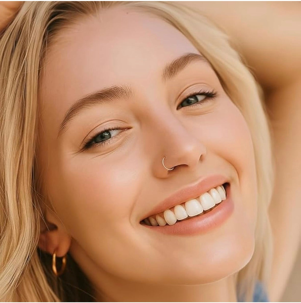 Elegant Adjustable Nose Pin (No Piercing Needed)