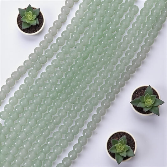 Jelly Beads 8mm - Pale Green