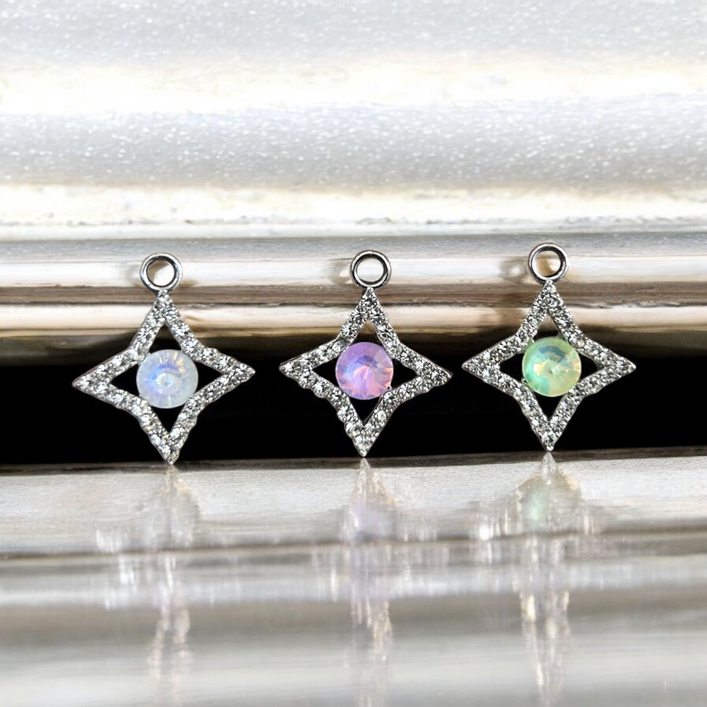 Luxury Diamond Stone Charms (Mixed 1pc)