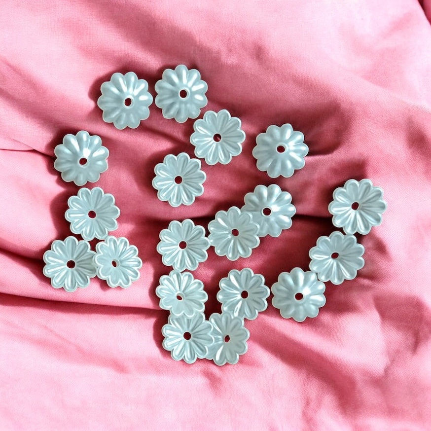 Acrylic Flower (10 gms) Pearl Jewelry Making, Bracelet, Necklace, Earrings, DIY Accessories