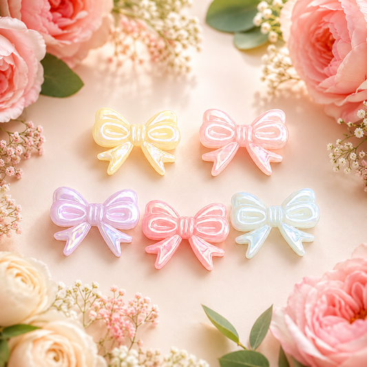Acrylic Multicolor Bows (10gms)