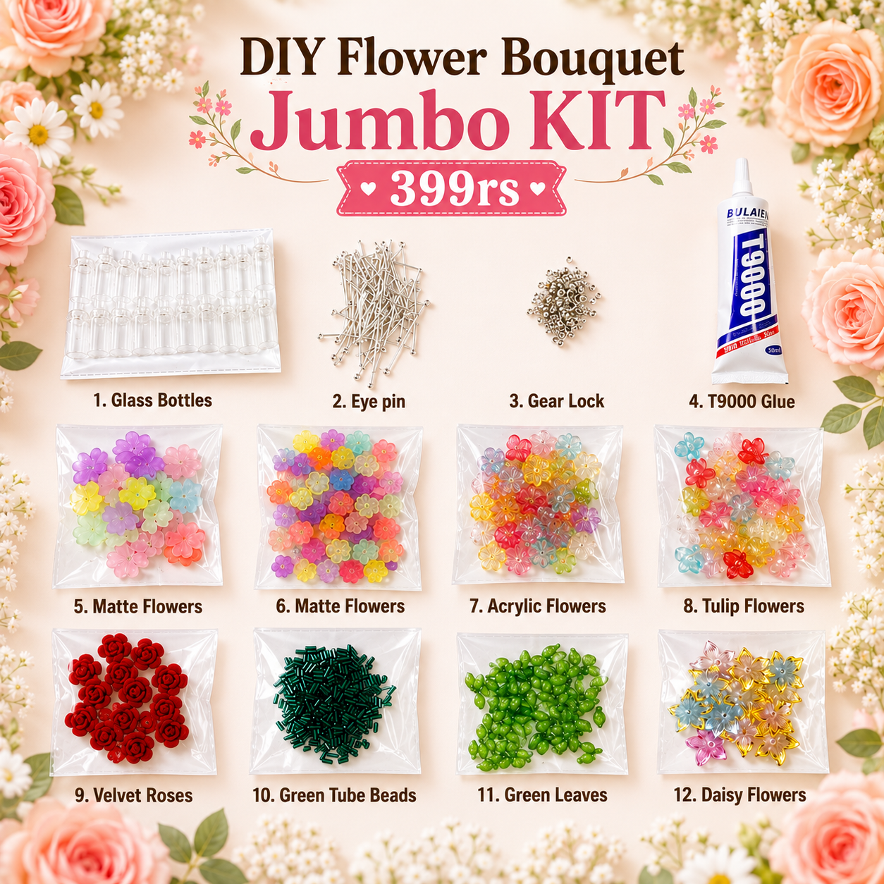 DIY Flower Bouquet Jumbo Kit