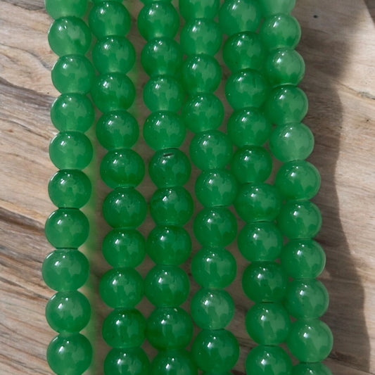Jelly Beads 8mm - Light Green