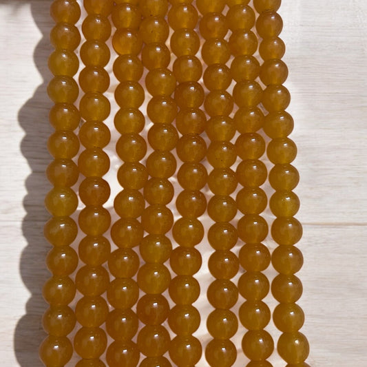 Jelly Beads - Mustard Yellow