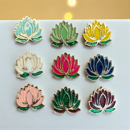 Multicolor Lotus Pendant (Type 2)