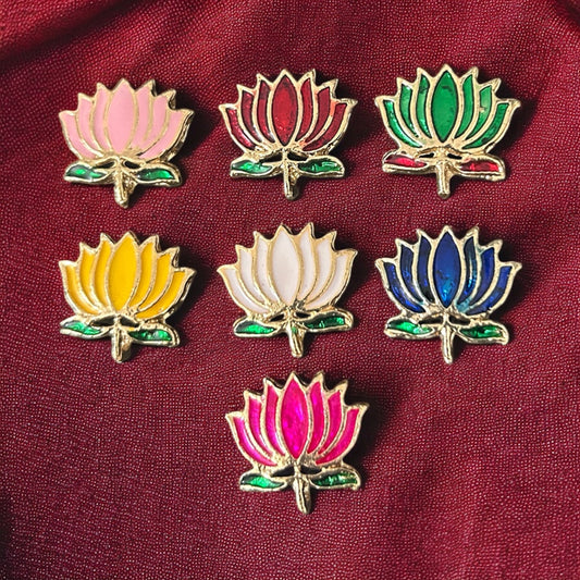 Multicolor Lotus Pendant (Type 1)