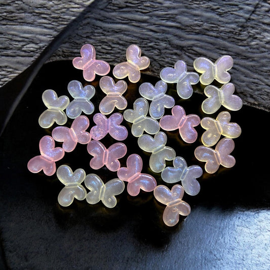 Multicolor Acrylic Glitter Butterfly (10 gms)