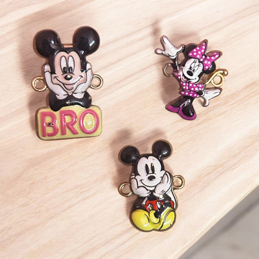 Mickey Mouse Charms Mixed 2Pcs
