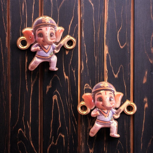 Cricket Ganesh Charm 1PC