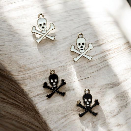 Skeleton Enamel Charm 1PC